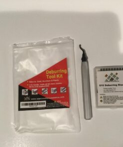 AFA Tooling - Deburring Tool with 10 Extra High Speed Steel Blades - Works on Metal, Resin, PVC Pipes, Copper, Plastic and 3D Printed Edges - Plumbing & 3D Printing Burr Removal Reamer Tool 11 BS1010 Blades 39 71c7rTMGOL