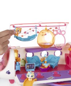 Littlest Pet Shop Pet Jet Playset Toy, Includes 4 Pets, Adult Assembly Required (No Tools Needed), Ages 4 and Up (Amazon Exclusive) Frustration Free Packaging 19 71c85OyHnfL