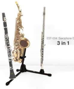 Eastar Saxophone Stand Portable Alto Sax Stand Includes 2 Detachable Pegs for Flute/Clarinet with Storage Bag, 3 in 1, EST-004, Black 15 71c8QIoDM L