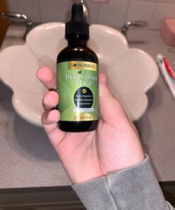Go Nutrients Intestinal Edge Gut Detox Cleanse for Humans: Enhance Digestive Health, Boost Energy, Clear Skin with Black Walnut, Wormwood, Clove & Gentian Root for Adults & Kids 2oz Liquid Drops 29 71c8TD6JPeL