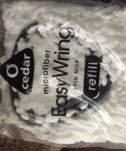 O-Cedar EasyWring Spin Mop Microfiber Refill, White Packaging May Vary Standard EasyWring Refill 45 71c8eSm0kVL