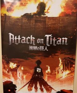 Trends International Attack on Titan - Fire Wall Poster, 22.375" x 34", Unframed Version 21 71c9Fa0jhrL
