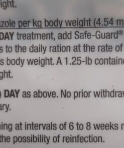 Intervet Safeguard Dewormer Pellets for Horses, 1.25-Pound 12 71c9r4RzcrL