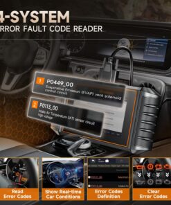 2023 Newest FOXWELL NT706 OBD2 Scanner with Check ABS/SRS(Airbag)/Engine/Transmission, Code Readers & Scan Tools with Battery Test(9.0), Free Update via WiFi, Accurate 10000+Car Diagnostic Device 15 71c9w53aAXL