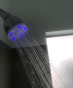 MagicShowerhead SH1026 7 LED Colors Fading Shower Head 12 71cAg PF3ML