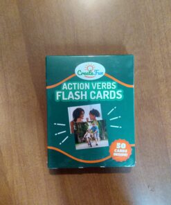 Action Verbs Flash Cards - 50-Piece Educational Flash Cards for Speech Therapy and Home Schooling - Thick and Durable Vocabulary Builder Flash Cards for Kids and Adults Volume 1 21 71cAmc4oUeL