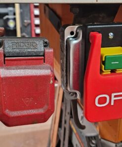 POWERTEC 71007 110 V to 220V Paddle Switch for Power Tools fits Table Saw, Router Table, Drill Press, Bench Saw, Band Saw 46 71cAsj5omTL
