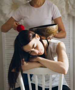 10" Large Master Healing Hand hammered Tibetan Singing Bowl ~ Great for Meditation, Yoga, Sound Bath, Mindfulness, Relaxation ~ Cushion, Wooden Mallet & Drumstick Included 18 71cB5Mdo4mL
