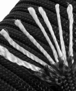 Alternative view of OxGord Paracord 550 Mil Spec Type III 7 Strand Parachute Commercial Grade Nylon Cord Spool for Camping Outdoor Hiking Wristband Bracelet Strong Strength Rope Tie Down - Black 50 Feet