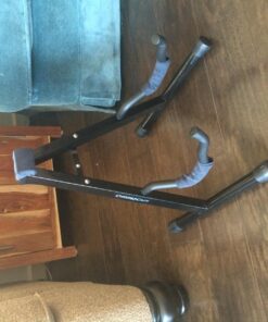 ChromaCast Folding A-Frame Guitar Stand for Acoustic and Electric Guitars with Secure Lock (CC-MINIGS),Black CC-MINIGS 40 71cBIr4TA L