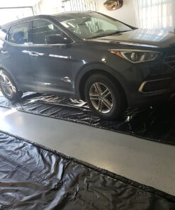 AutoFloorGuard AFG7918 MidSize Heavy Duty Garage Floor Mat for Under Car for Rain, Ice, and Mud with Stay-Put Corner and Telescoping Squeegee Mid-Size 36 71cBJLtbV L