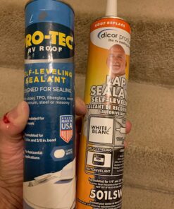 Dicor 501LSW-1 Epdm Self-Leveling Lap Sealant-10.3 Oz. Tube, White, 10.3 Fluid_Ounces (Packaging May Vary) 29 71cBwwx04dL