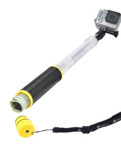 CamKix Waterproof Telescopic Pole Floating Hand Grip - Compatible with Gopro Hero 7, 6, 5, Black, Session, Hero 4, Session and DJI Osmo Action Yellow 9 71cByHGxnxL