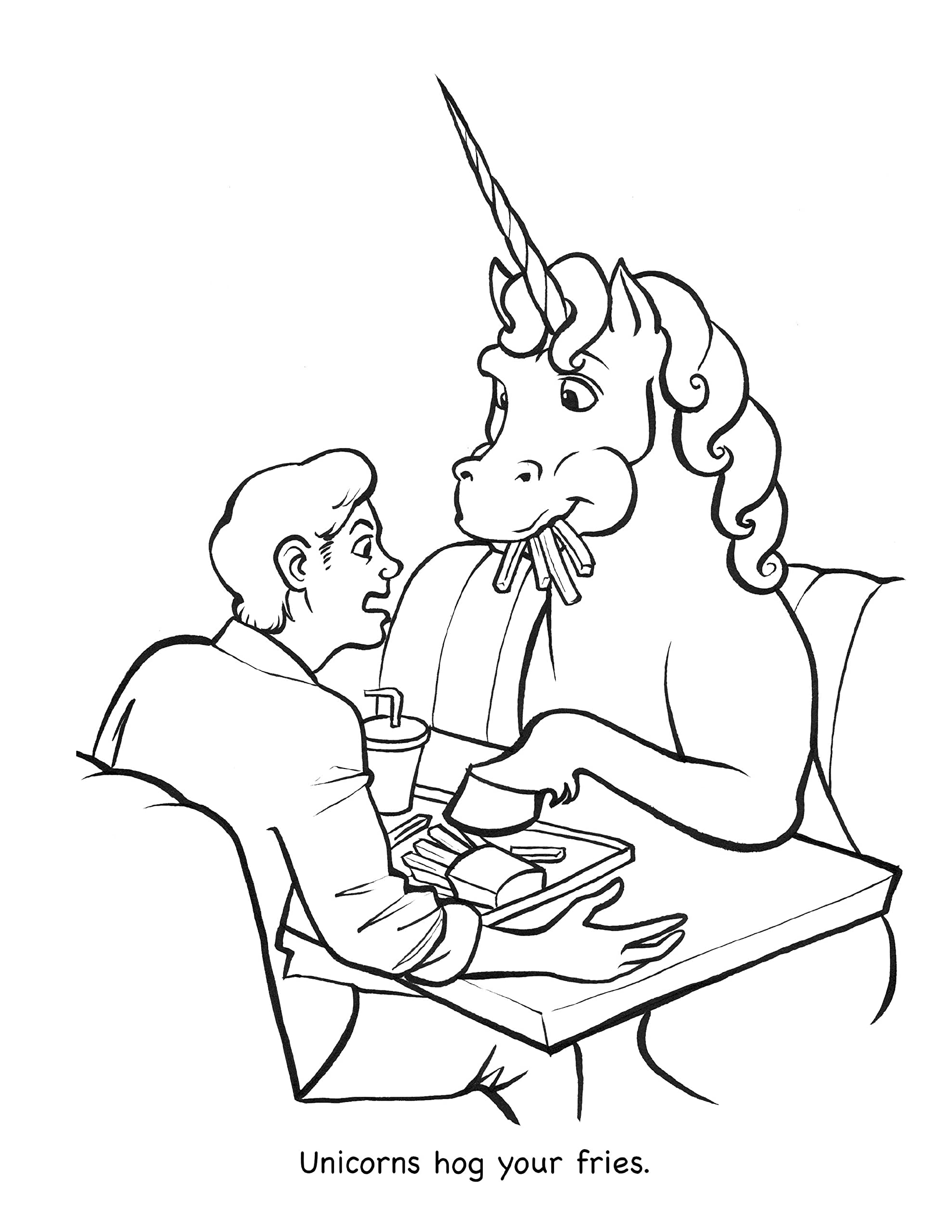 Unicorns Are Jerks: A Funny Adult Coloring Book Exposing the Cold, Hard, Sparkly Truth (Hilarious Unicorn Christmas Gift or Stocking Stuffer for Adult Women) Paperback, Picture Book 3 Unicorns Are Jerks: A Funny Adult Coloring Book Exposing the Cold, Hard, Sparkly Truth (Hilarious Unicorn Christmas Gift or Stocking Stuffer for Adult Women) Paperback, Picture Book - Image 3