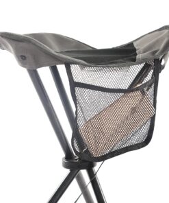 PORTAL Tall Folding Tripod Stool for Outdoor Camping Walking Hunting Hiking Fishing Travel, Support 225 lbs Black Standard Pack 21 71cDvUDV4FL