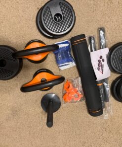 FEIERDUN Adjustable Dumbbells, 20/30/40/50/70/90lbs Free Weight Set with Connector, 4 in1 Dumbbells Set Used as Barbell, Kettlebells, Push up Stand, Fitness Exercises for Home Gym Suitable Men/Women A.20LB(10LB Pair) 17 71cE9MmVC6L