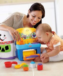 Fisher-Price Laugh & Learn Toddler Playset, Learning Kitchen with Music Lights & Bilingual Content for Baby to Toddler Pretend Play SIOC/FFP Frustration-Free Packaging 20 71cEPRU6aHL