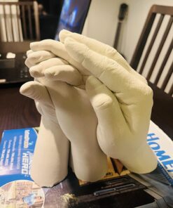 Luna Bean Huge Oversize XL Family Hand Casting Kit – Family Size Hand Molding Kit – Casts 6 Hands Comfortably Adults & Kids, Gifts for Family with Kids - Thanksgiving Gifts Family XL 70 71cEYnwcNGL