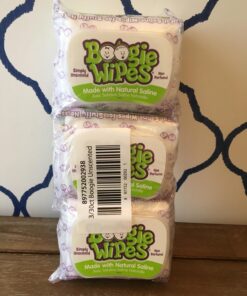 Baby Wipes by Boogie, Saline Wet Wipes for Nose, Face, Hand & Body, FSA/HSA Eligible, Made with Vitamin E, Aloe, Chamomile and Natural Saline, Unscented 30 Count Pack of 3 Boogie Wipes 32 71cFEpcpZ3L