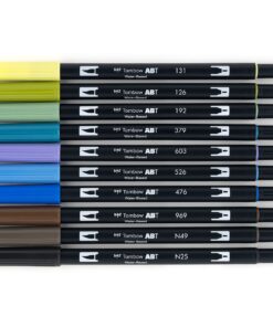 Tombow 56169 Dual Brush Pen Art Markers, Landscape, 10-Pack. Blendable, Brush and Fine Tip Markers 10 Count (Pack of 1) 28 71cFdYjC9kL