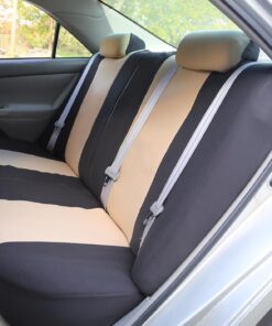 FH Group Automotive Seat Covers Trendy Corduroy Bucket Full Set with Gift- Universal Fit for Cars Trucks and SUVs (Black/Gray) FB032115 33 71cFtEFbE5L