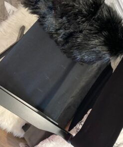 Casual Home 24" Director's Chair Black Frame-with Black Canvas, Counter Height Black Frame - Solid Wood 33 71cFybXnDOL