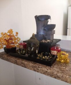 Parma77 Citrine Crystal Tree, Yellow Healing Crystals Gemstone Bonsai Tree Money Tree, Yellow Room Decor Cubicle Office Desk Decor for Women, Feng Shui Wealth and Luck Spiritual Gifts for Women Gold 41 71cGiCelcGL