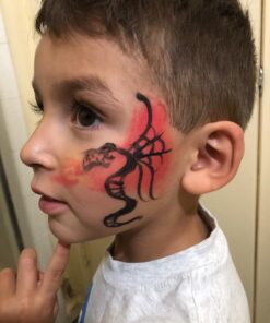 Mosaiz Facepaints Makeup Palette, Facepaint and Body Paint Set, Makeup Kit for Kids Party and Purim Costumes, Make up for Kids and Adults Professional, 18 Colors, 4 Metallic, 3 Brushes 30 Stencils 35 71cI19K5ZLL