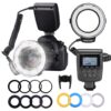 Neewer 48 Macro LED Ring Flash Bundle with LCD Display Power Control, Adapter Rings and Flash Diffusers for Canon 650D,600D,550D,70D,60D,5D Nikon D5000,D3000,D5100,D3100,D7000,D7100,D800,D800E,D60 14 71cIKz47bCL