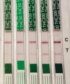 UTest -O-Meter 5 Level THC Home Drug Test | Marijuana Urine Test Kit | Highly Sensitive Testing Strips with Instant Results | 5 Panel Tests 15 ng/mL, 50 ng/mL, 100, 200, & 300 ng/mL (4-Pack) 31 71cIMjUdL