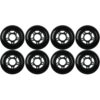KSS Outdoor Asphalt Formula 89A Inline Skate X8 Wheels Black 80mm