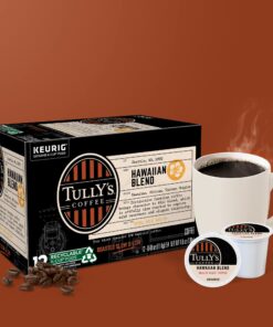 Tully's Coffee Hawaiian Blend, Single-Serve Keurig K-Cup Pods, Medium Roast Coffee Pods, 72 Count 21 71cITB5VR3L
