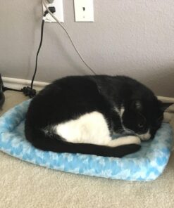 MidWest Homes for Pets Bolster Dog Bed 22L-Inch Blue Dog Bed or Cat Bed w/ Comfortable Bolster | Ideal for XS Dog Breeds & Fits a 22-Inch Dog Crate | Easy Maintenance Machine Wash & Dry 30 71cIik7BIML