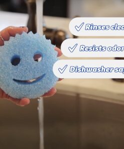 Scrub Daddy Color Sponge - Scratch-Free Multipurpose Dish Sponge Color Variety Pack - BPA Free & Made with Polymer Foam - Stain & Odor Resistant Kitchen Sponge (3 Count) 3 Count (Pack of 1) Scrub Daddy Colors 26 71cJaXrezFL