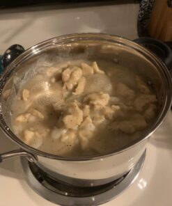 Cook N Home Professional Sauce Pot Stockpot Saucier Casserole Pan with Lid, 5 QT, Silver 31 71cJeokEe L