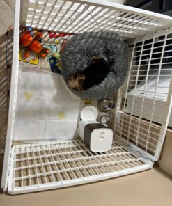 IRIS USA 24-inch Exercise 4-Panel Pet Playpen with Door, White 4 Panel w/ door 36 71cKesPVQRL