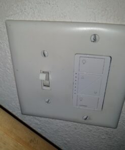 Lutron Caseta Smart Lighting Dimmer Switch and Remote Kit | P-PKG1W-WH | White 62 71cKm9fzjZL