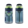 Contigo Aubrey Kids Cleanable Water Bottle with Silicone Straw and Spill-Proof Lid, Dishwasher Safe, 14oz 2-Pack, Blueberry & Monsters 14oz 2 Pack 4 71cL 8OOwZL