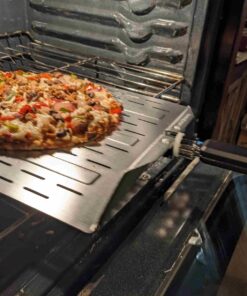 neatNuseful Pizza Peel 12 inch with Long Foldable Handle – Aluminum Pizza Paddle – Pizza Spatula or Pizza Turning Peel – Pizza Oven Accessories – For Baking Dough, Bread and Pastry 26 71cLUWNGxsL