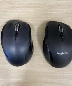 Logitech M705 Marathon Wireless Mouse, 2.4 GHz USB Unifying Receiver, 1000 DPI, 5-Programmable Buttons, 3-Year Battery, Compatible with PC, Mac, Laptop, Chromebook - Black 54 71cM4p ns9L