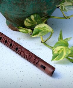 Unique 13" Exotic Hand Carved Authentic Traditional Wooden Flute Great Sound Indian Musical Instrument Store Indya 8 71cMpuPUE6L