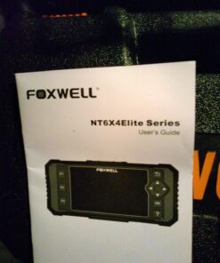 FOXWELL NT614 Elite Car Scanner, 2023 Engine Airbag Transmission ABS Scan Tool with 5 Services ABS Bleeding, SAS Calibration, EPB Throttle Oil Light Reset Tool, Live Data OBD2 Scanner Diagnostic Tool 24 71cNOzMY5FL