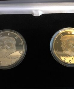 Aizics Mint Trump Coin 2017 Gold Inaugural Eagle Commemorative Donald Trump Coin 38mm. 45th President of The United States of America Certificate of Authenticity M.A.G.A. POTUS 17 71cNgco7qjL