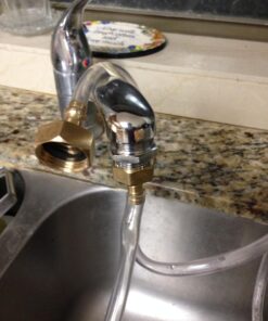 DANCO Multi-Thread Garden Hose Adapter for Male to Male and Female to Male, Chrome, 1-Pack (10513) 39 71cP2CmSJuL