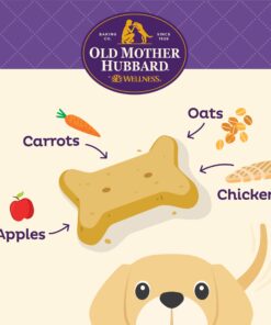 Old Mother Hubbard by Wellness Classic Natural Puppy Treats, Crunchy Oven-Baked Biscuits, Ideal for Training, Mini Size Dog Treats, 20 ounce bag 12 71cQe5bYYXL