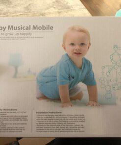 Baby Mobile for Crib, Crib Toys with Music and Lights,Remote, lamp, Projector for Pack and Play, for Ages 0+ Months (Blue-Forest) Blue-Forest 38 71cRInyPbJL