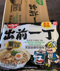 Nissin Demae Black Garlic Oil Instant Ramen Noodles, 3.5 Ounce (Pack of 30) 20 71cS6evLbzL