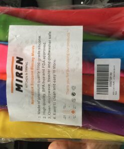 Mirenlife Silicone Ice Pop Molds,Popsicle Maker Molds,8 Vibrant Colors,Set of 8 32 71cS8FkOeL 1