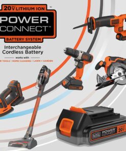 BLACK+DECKER 20V MAX String Trimmer/Edger Kit, 10-Inch (LST201) 26 71cSLXfAsBL