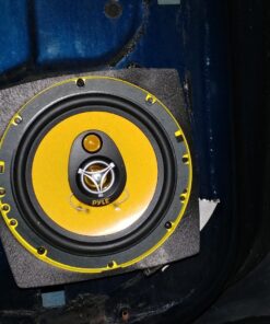 Design Engineering 050330 Boom Mat Speaker Baffles, 6.5" Round (Pack of 2) , Black 6.5" 37 71cSM09HSvL